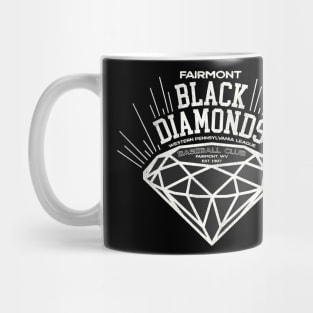 Defunct Fairmont Black Diamonds Baseball Team Mug